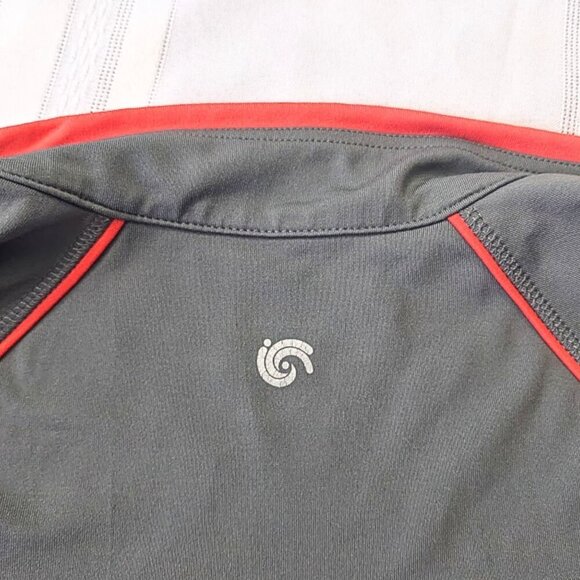 Vtg Y2K New York & Co InMotion Gray & Red Trim 2-pc Mock Neck Tracksuit Set Sz S - Picture 7 of 7